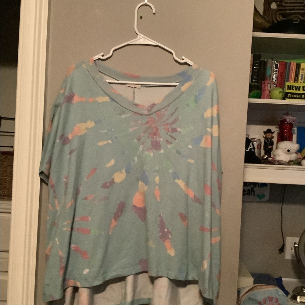 Tie-Dye Oversized Top